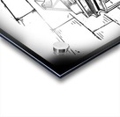 Monogram Piano at kotel 1 Acrylic print