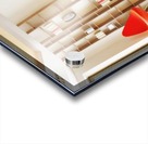 Art rainbow storm   on wall 1 Acrylic print