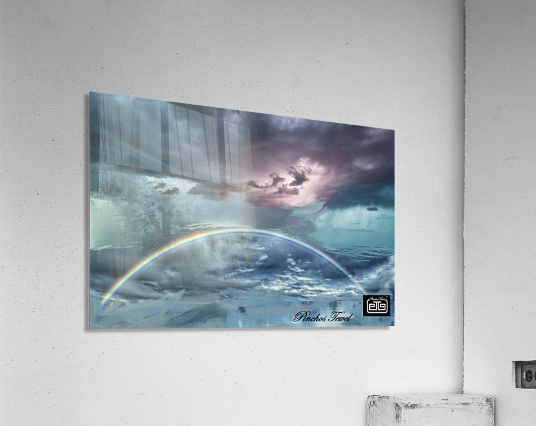 RAINBOW STORM 1 Acrylic Print