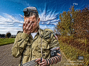 art   soldier tefilin SHMA YISROEL 1