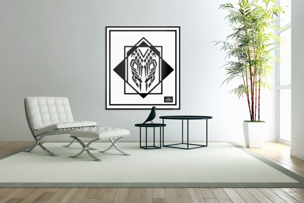 art - monogram artdesign26 wall art 101 Print