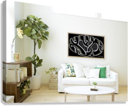 monogram art  YIMTZA   -FOR DISPLAY ONLY Canvas Print