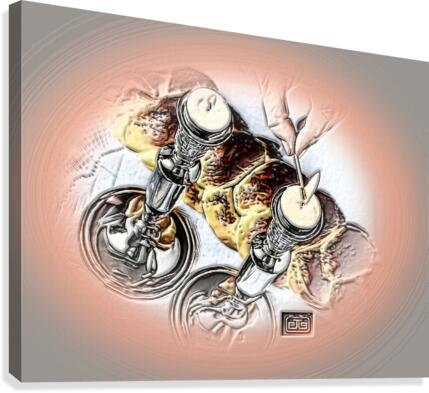  SHABAT CANDLES  - Lighting Canvas Print