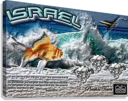 Prophecy of Isaiah 60:05 Canvas Print