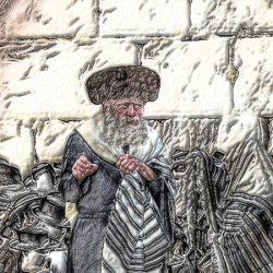 art   yid blessing at kotel 1