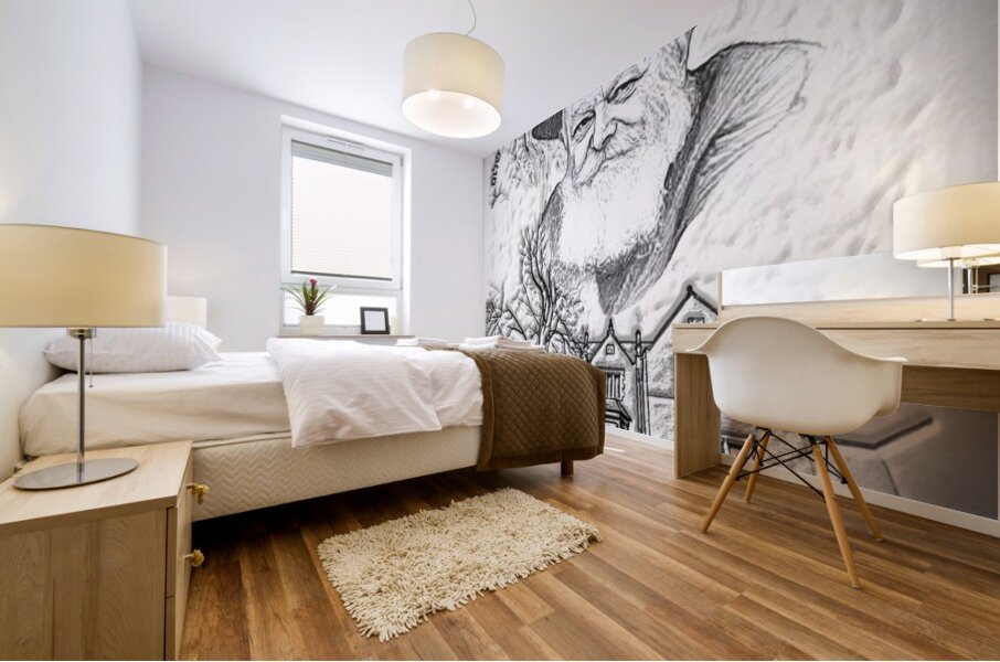 art REBBE 770 Drawing AA Mural print