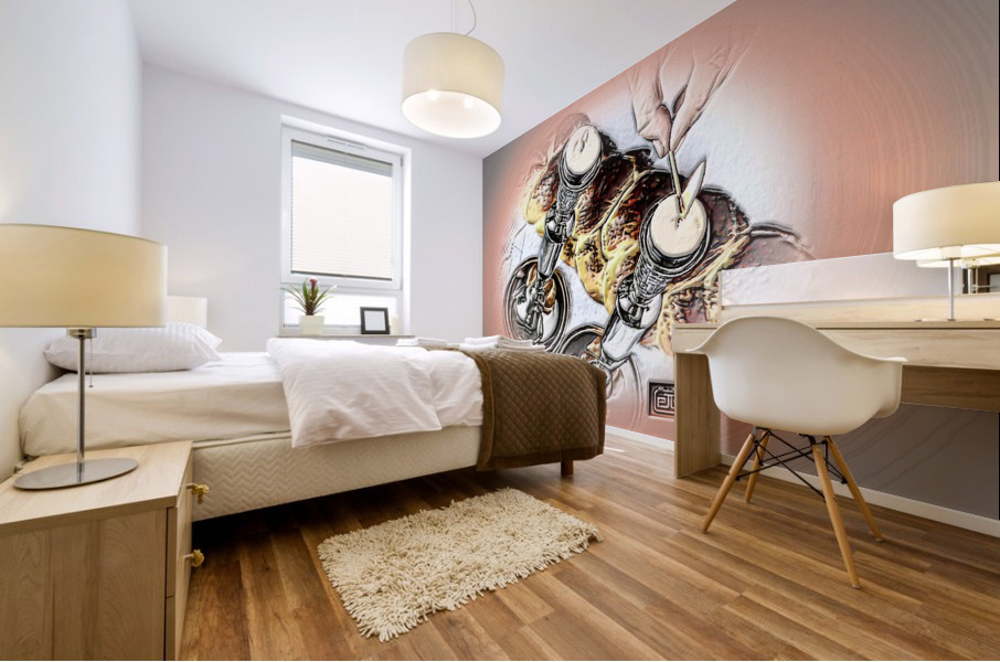  SHABAT CANDLES  - Lighting Mural print