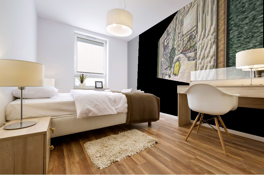 Lulav & Esrog  in Sukah Mural print