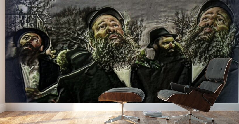 ART   KIDUSH LEVONOH   AA Wall Murals