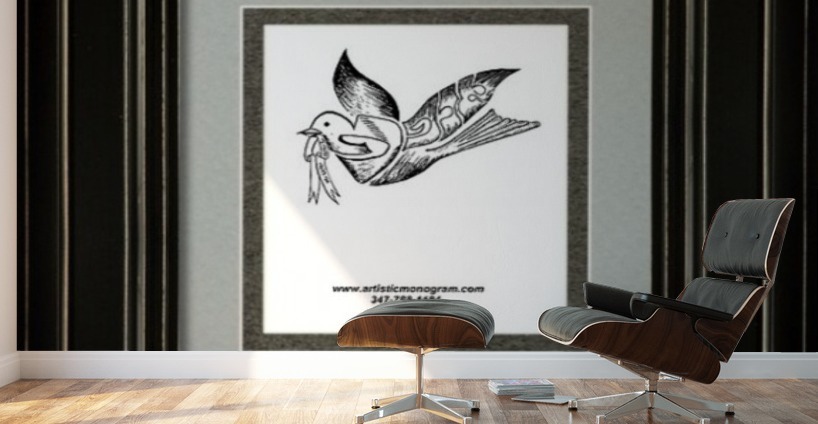 art dove frame Wall Murals