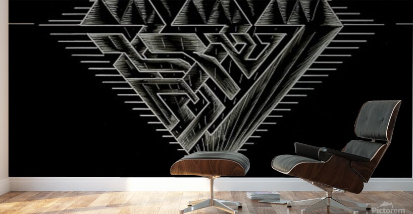 Monogram Art   Diamond AAA  2 Wall Murals