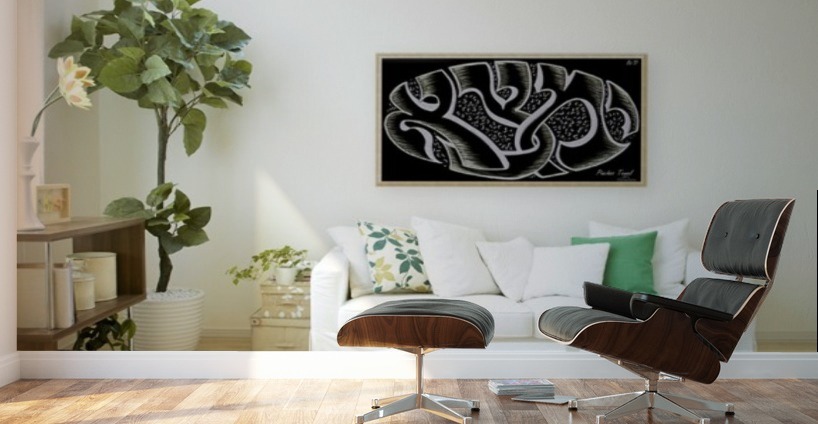 monogram art  YIMTZA   -FOR DISPLAY ONLY Wall Murals
