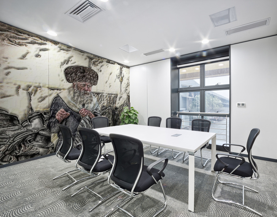 art   yid blessing at kotel 1 Wall Printing