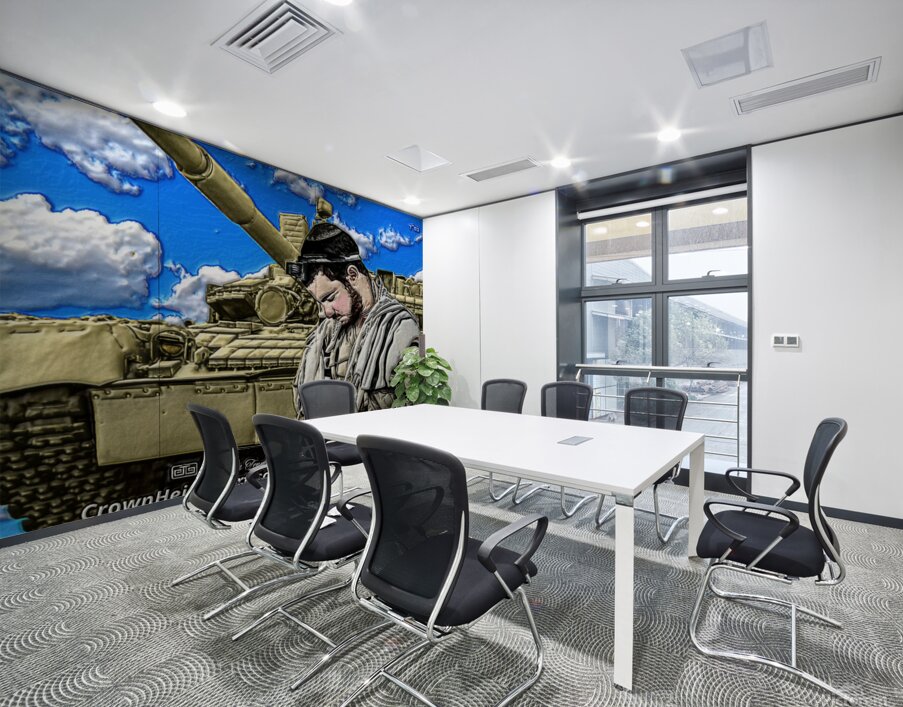 ART   Army Soldier Praying  to G-D ALMIGHTY  Wall Printing