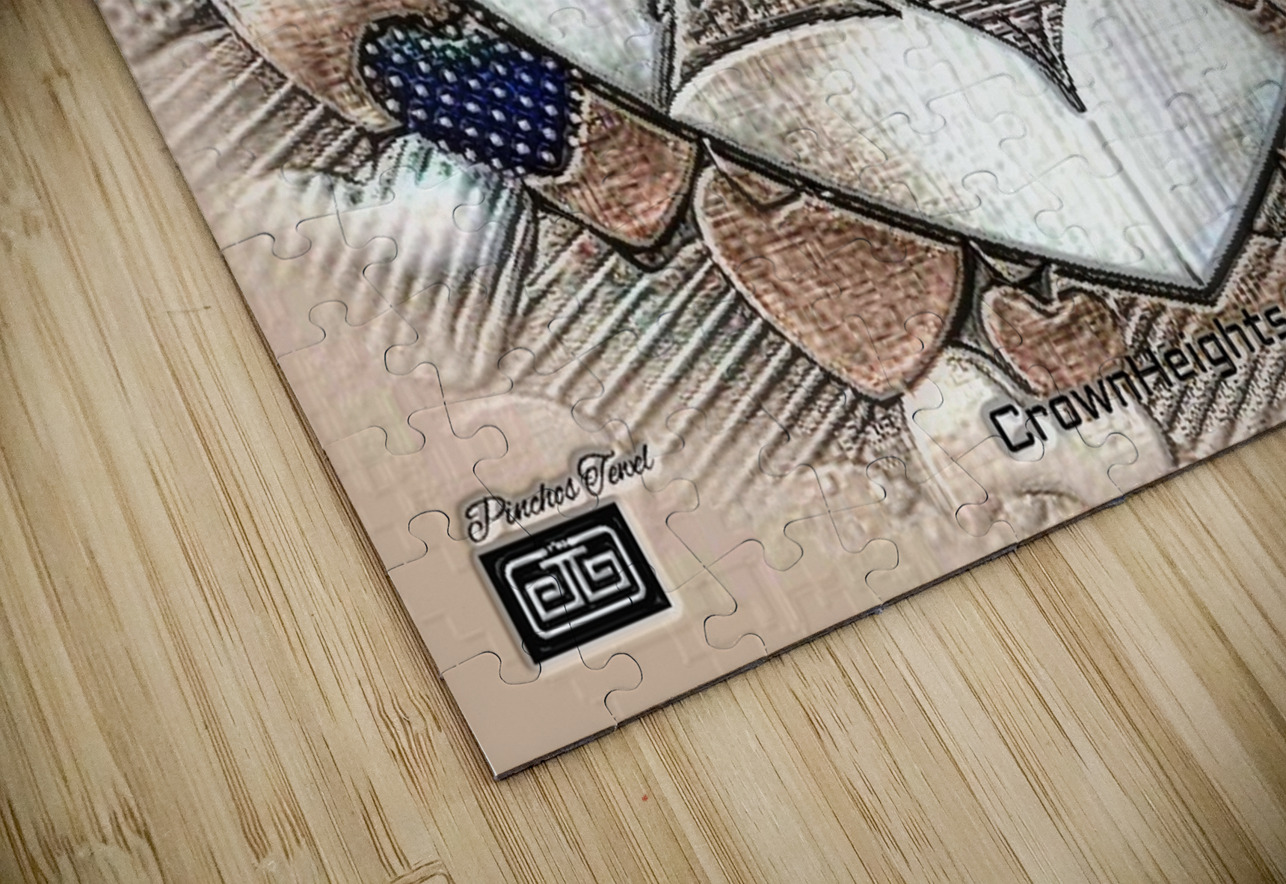 Art   Shabat Shalom CHOCOLATE AA pinchos tewel Puzzle