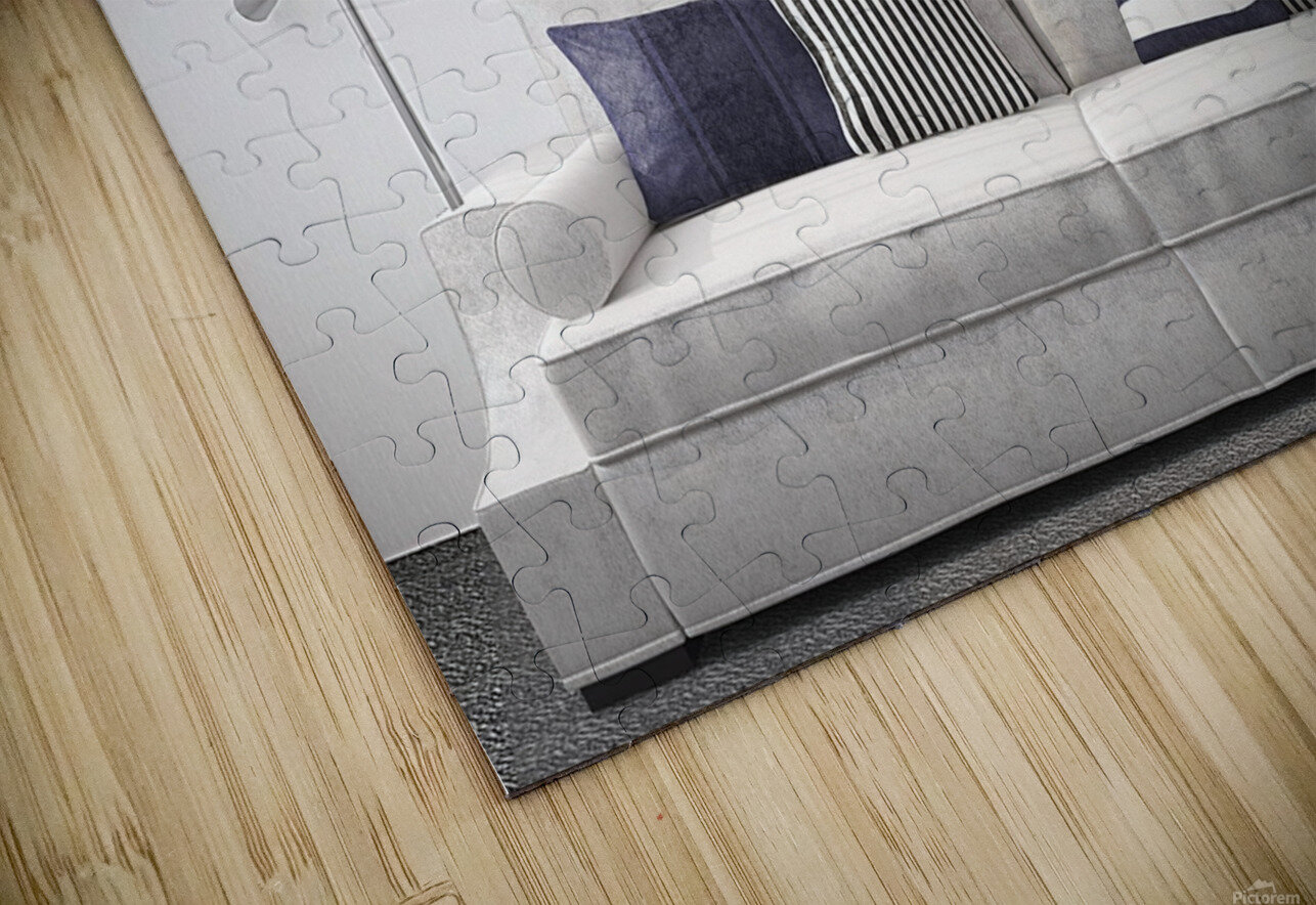 monogram art   israel ocean 1 FOR DSPLAY ONLY in room setting pinchos tewel Puzzle