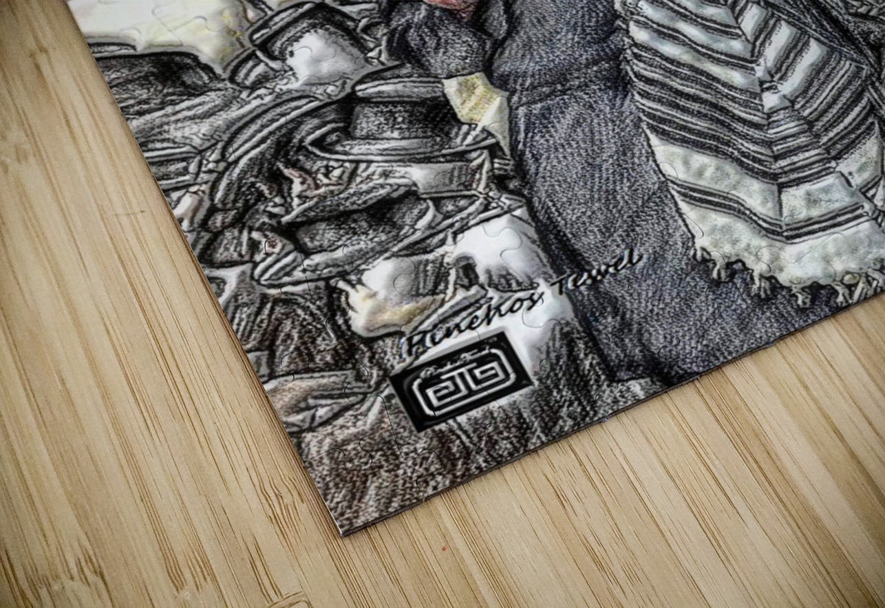 art   yid blessing at kotel 1 pinchos tewel Puzzle