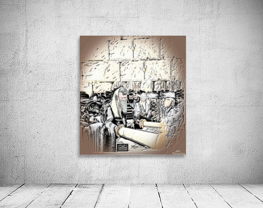 torah at kotel  Wall Preview