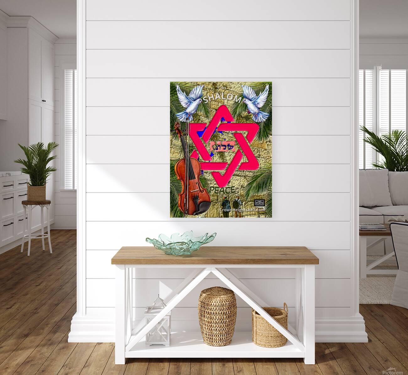 art shalom star of david AA Reproduction