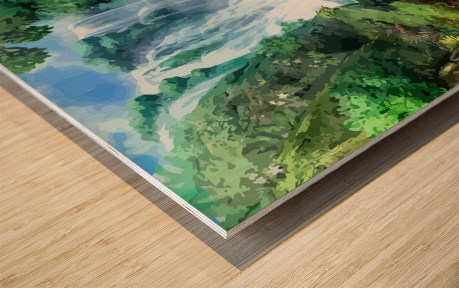 ART  Pinchos  WATER  Baal shem tov VR Wood print