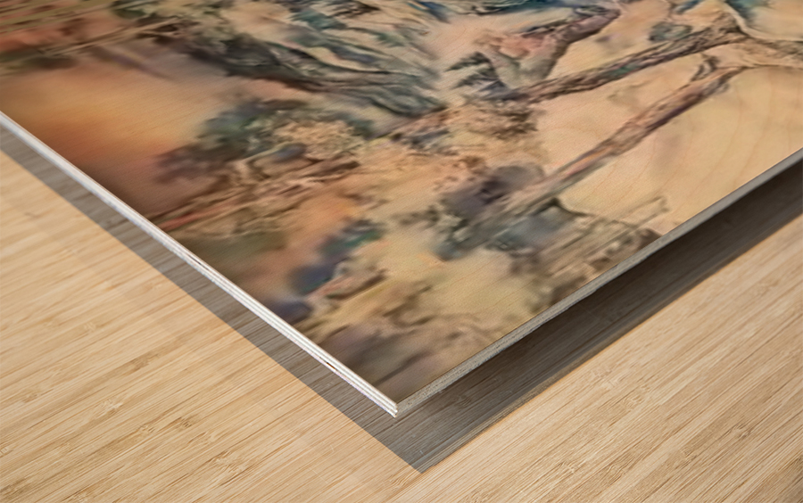 artdesign26.com   snow falls 1 Wood print