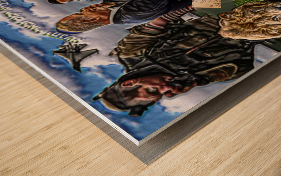 art  AM  Ke LAVI 3 Wood print