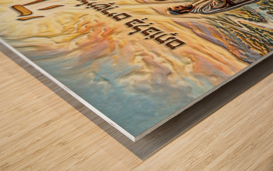 ART KINDNESS OF G D Wood print