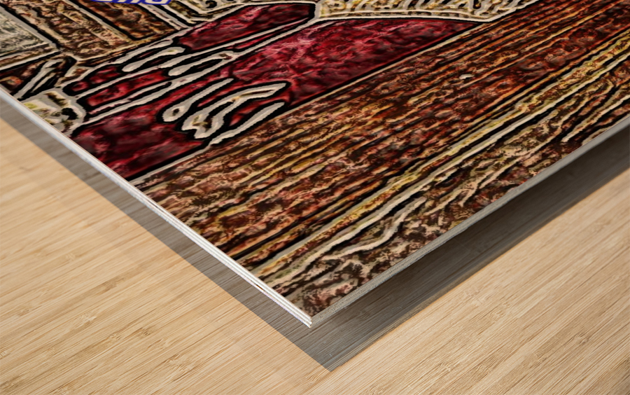 sefer torah   atem hadveikim  1 Wood print