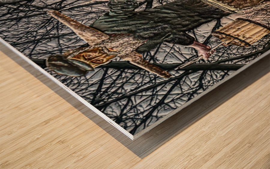 art vaser treger AAA 1 Wood print