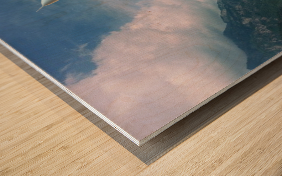 ART  jet   Clouds 1 Wood print