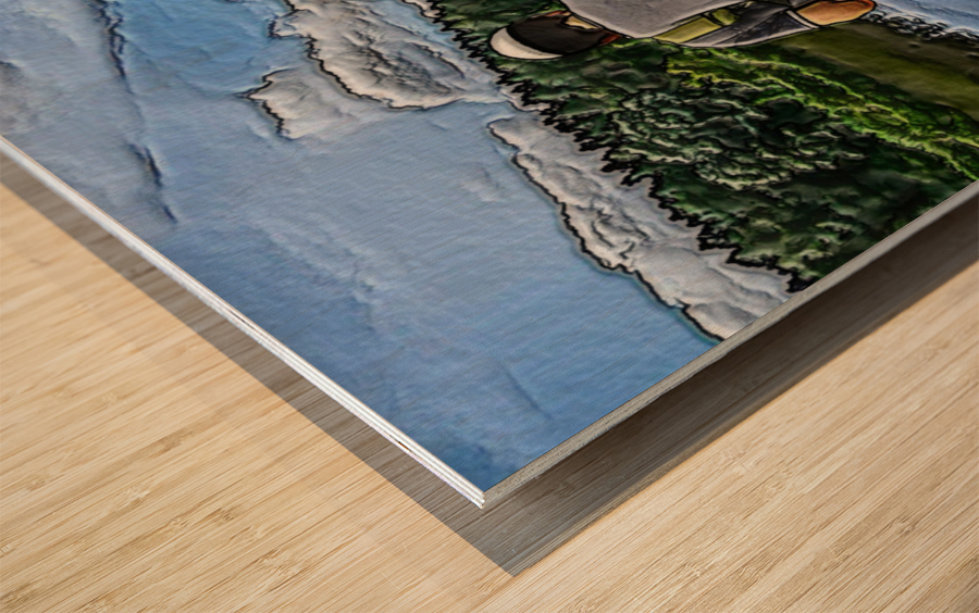 art   tashlich in israel 60x44  1 Wood print